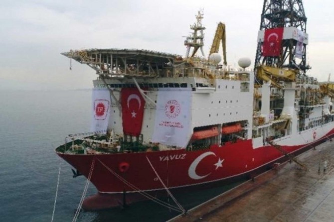 Yavuz sondaj gemisi sondaj çalışmalarına başlıyor
