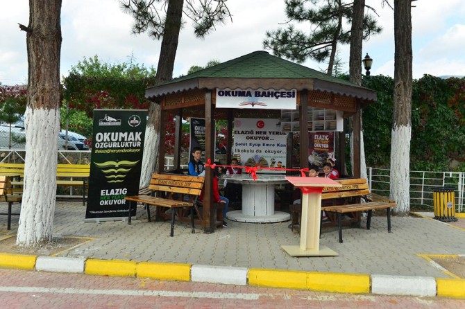 Kitap Okuma Bahçesinin açılışı yapıldı