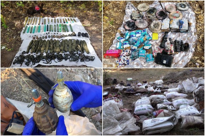 PKK operasyonunda 13 sığınak ve depo imha edildi.