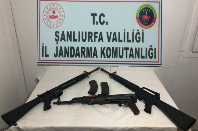 Şanlıurfa'da silah kaçakçılığı operasyonu