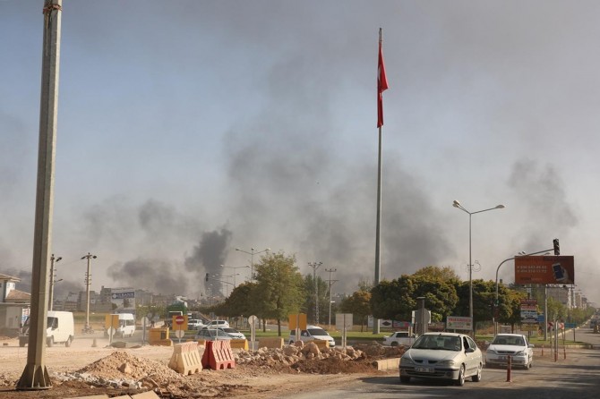 ​Tel Abyat’ta PKK-YPG-PYD hedefleri gün boyu vuruldu