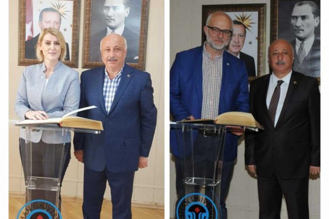 Yazarlardan Rektör Durmuş'a ziyaret