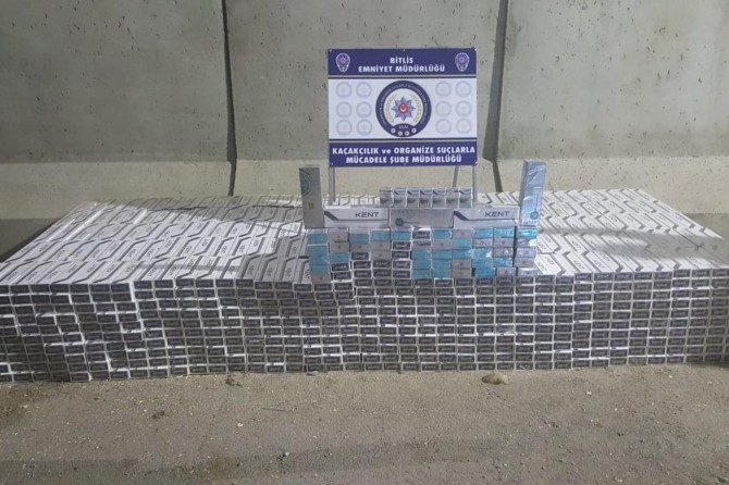 20 bin paket gümrük kaçağı sigara ele geçirildi