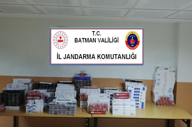 Gümrük kaçağı sigara ele geçirildi