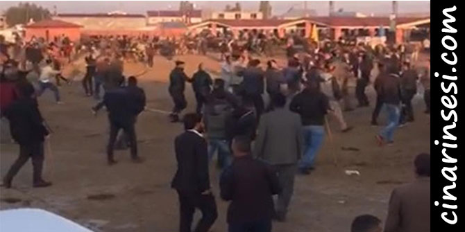 Ağrı Hayvan Borsasında sopalı kavga