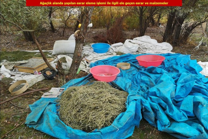 Diyarbakır'da PKK'ye yönelik uyuşturucu operasyonu