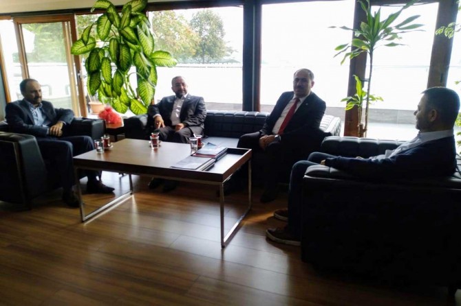 HÜDA PAR’dan Milat gazetesine ziyaret