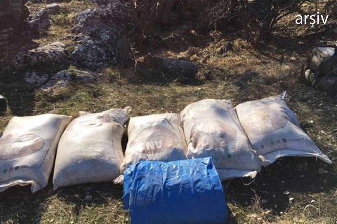 Tel Abyad'da 1 ton amonyum nitrat ele geçirildi