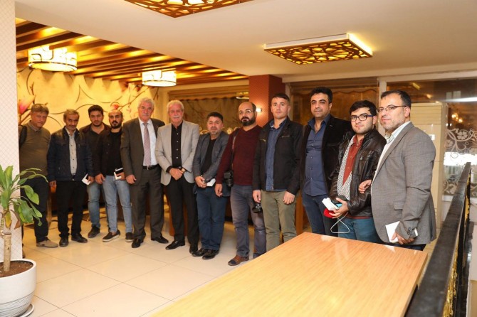 Mardin Artuklu Belediye Başkanı Tutaşı basınla bir araya geldi