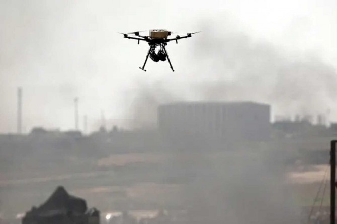 Resistance downs zionists' drone in northern Gaza