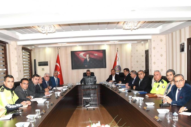 Adıyaman'da şehir içi trafik düzenlemesi toplantısı yapıldı