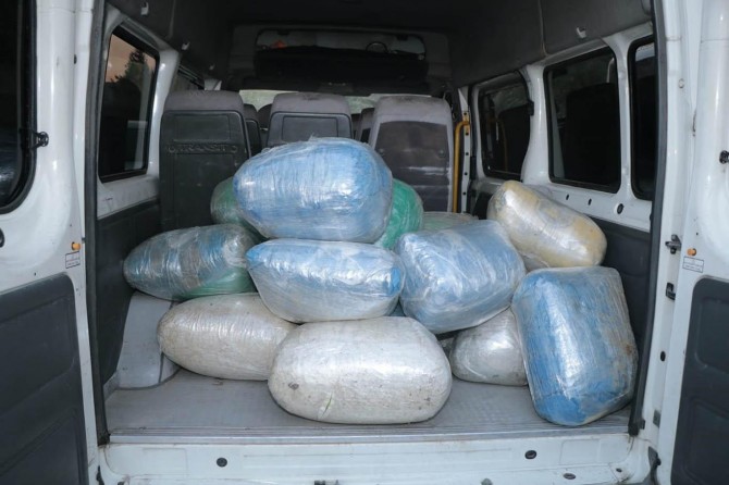 Di serwîsa xwendekaran de 176 kîlo esrar hat bidestxistin