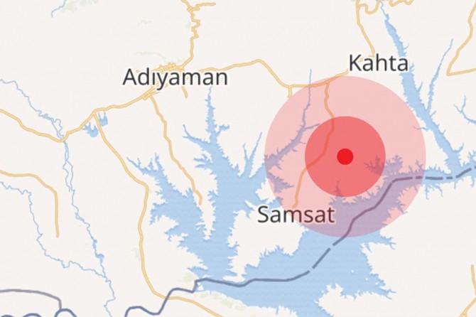 Adıyaman'da 3.7 büyüklüğünde deprem