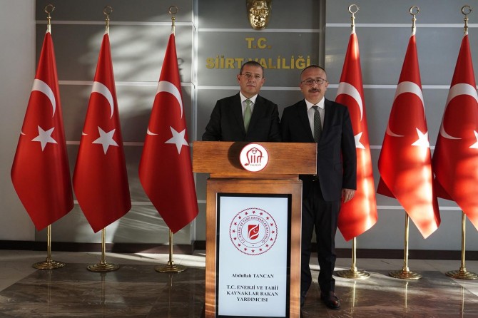 Bakan yardımcısı Tancan Siirt’i ziyaret etti