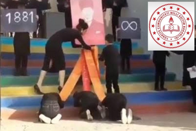 Atatürk posteri önünde secde ettirilmesine soruşturma