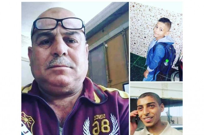 Zionists' drones martyred A father and his two son in Gaza