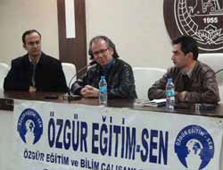 Özgür Eğitim-Sen:"Devlet İnancımızdan Elini Çeksin"