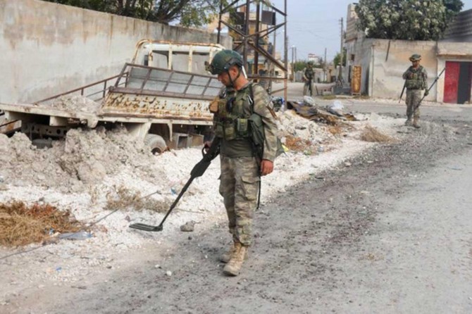 988 IEDs and 443 mines disabled in northern Syria, Turkish Defense Ministry says