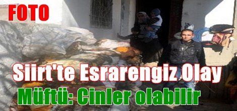 Siirt'te Esrarengiz Yangın Olayı Foto