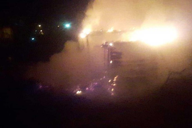 Malatya'da ev yangını