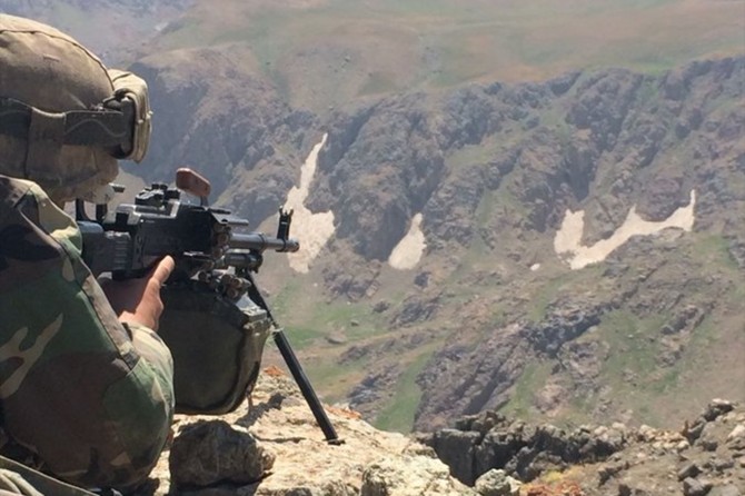 Irak'ın kuzeyinde 5 PKK'li öldürüldü