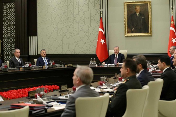 MGK Cumhurbaşkanı Erdoğan başkanlığında toplandı