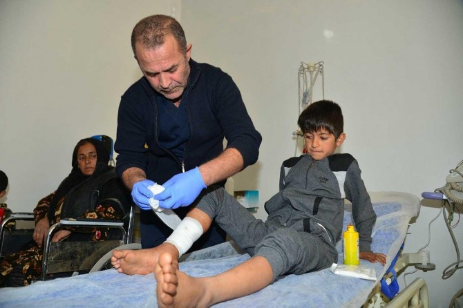 The hospital reopened in Tel Abyad