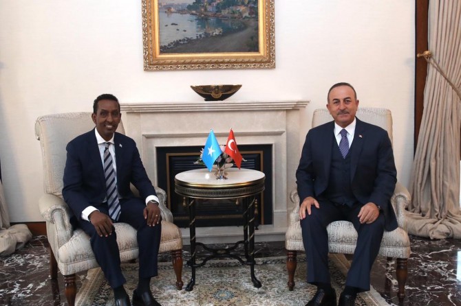 Çavuşoğlu meets with Foreign Minister Ahmed Isse Awad of Somalia