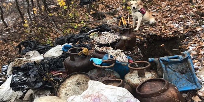 Bitlis'te 300 kilogram patlayıcı ele geçirildi