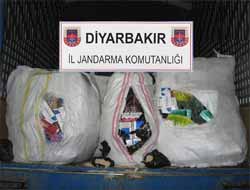 Diyarbakır'da 7620 Kaçak Sigara Ele Geçirildi