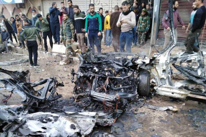 Afrin'de bombalı araçla saldırı