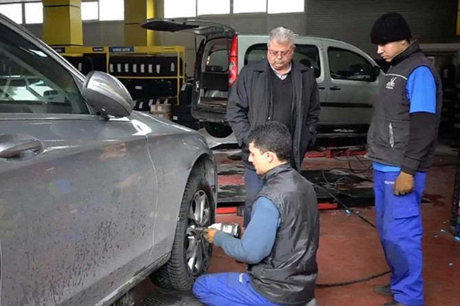 ​Kış lastiği uygulaması lastikçilerde yoğunluk oluşturdu