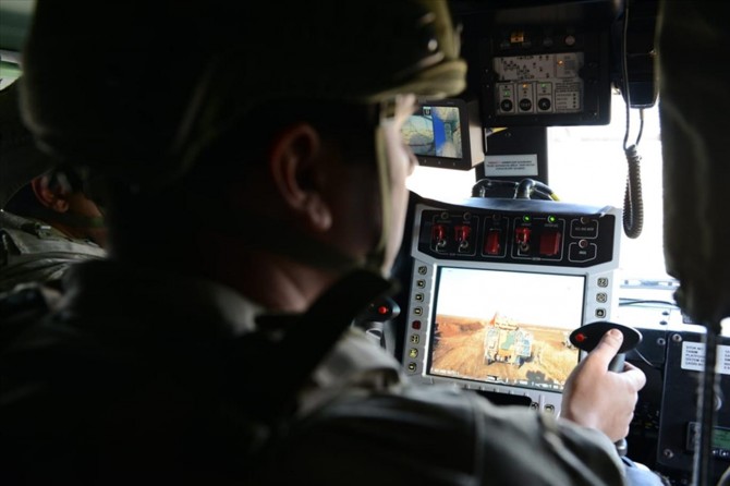 Fırat’ın doğusunda icra edilen 13’üncü kara devriyesi tamamlandı