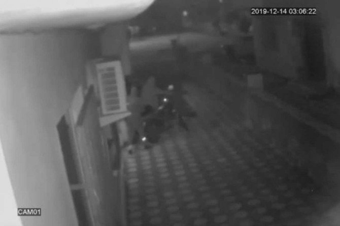 Viranşehir'de hırsızlık anı güvenlik kamerasına yansıdı