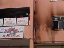 Mazıdağı'nda MOSDER'e Molotoflu Saldırı