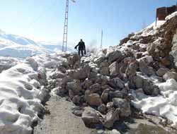 Bitlis Belediyesi'nin Yaptığı İstinat Duvarı 5 Ay Dayandı Video