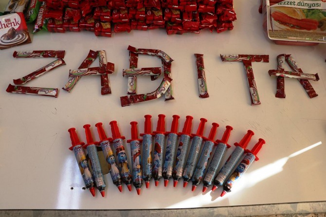 Şanlıurfa’da "şırıngalı çikolata" denetimi yapıldı