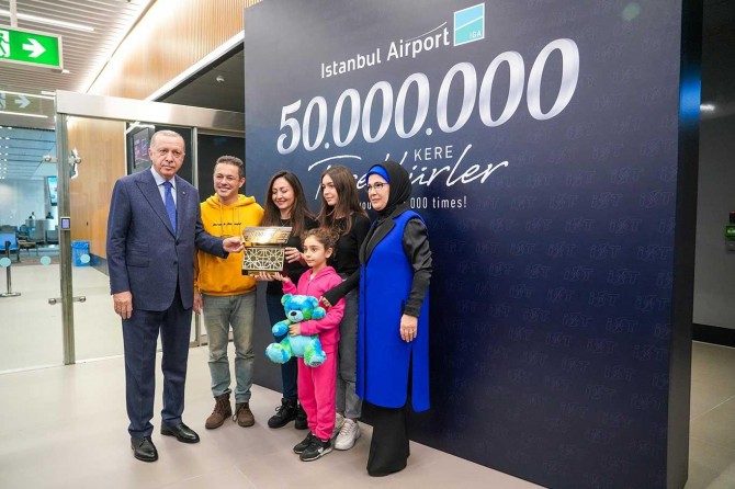 İstanbul Havalimanı 50 milyon yolcu taşıdı