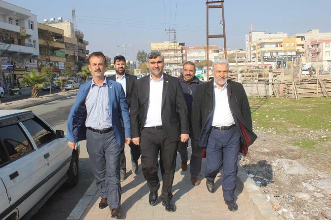 HÜDA PAR Haliliye İlçe Başkanlığından esnafa ziyaret