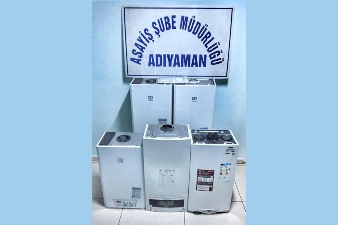 ​Adıyaman'da kombi hırsızları yakalandı