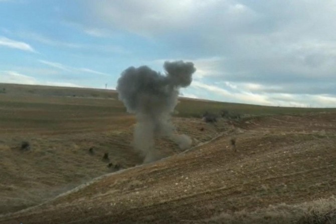 Siirt'te bulunan top mühimmatı imha edildi