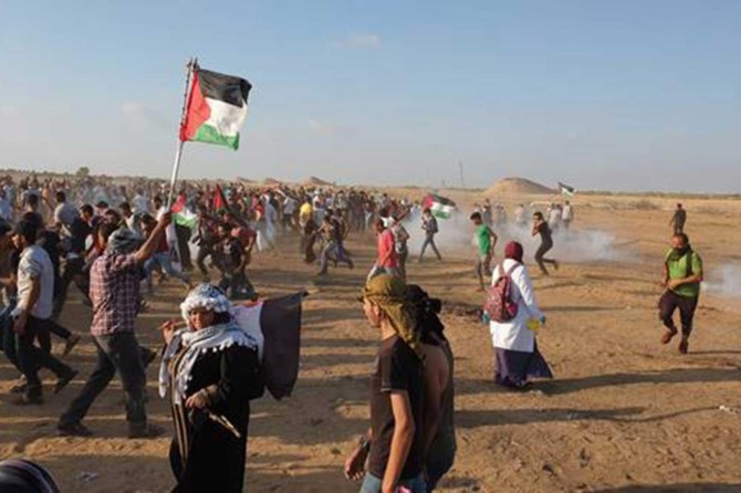 Siyonist çetelerin Büyük Dönüş Yürüyüşü saldırıları devam etti