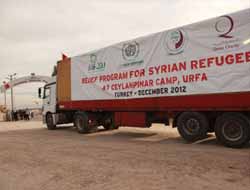 Suriyeli Mültecilere 15 Tır Yardım