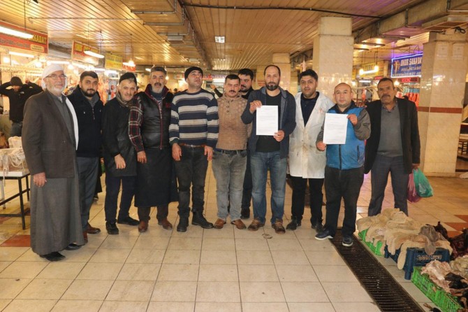 Yıkım kararı verilen Et Hali'nin kapatılmasına esnaf tepkili