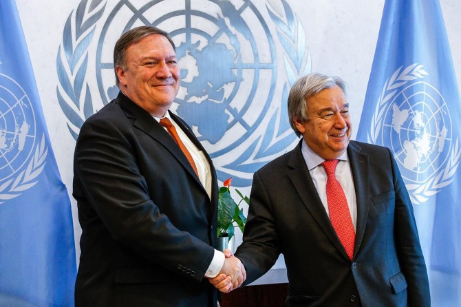 Pompeo ve Guterres ABD'nin hava saldırısını görüştü