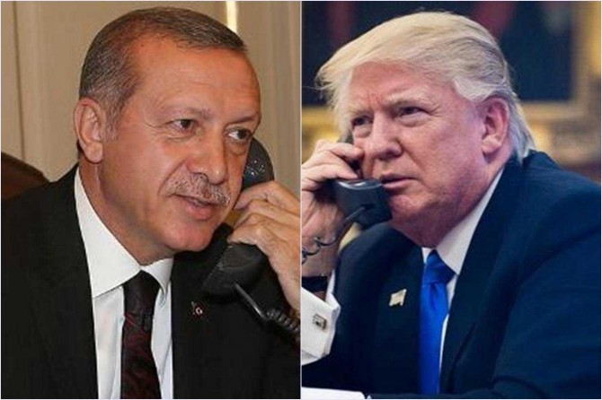 Cumhurbaşkanı Erdoğan Trump ile görüştü