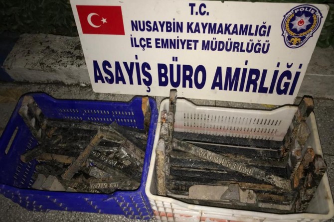 Logar kapakları hırsızları yakalandı