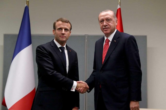 Cumhurbaşkanı Erdoğan ile Macron görüştü