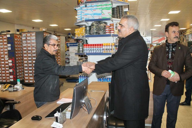 HÜDA PAR Şanlıurfa İl Başkanlığından sanayi esnafına ziyaret