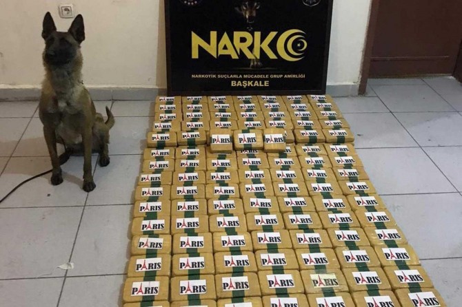 77 kîlo eroîn hat bidestxistin